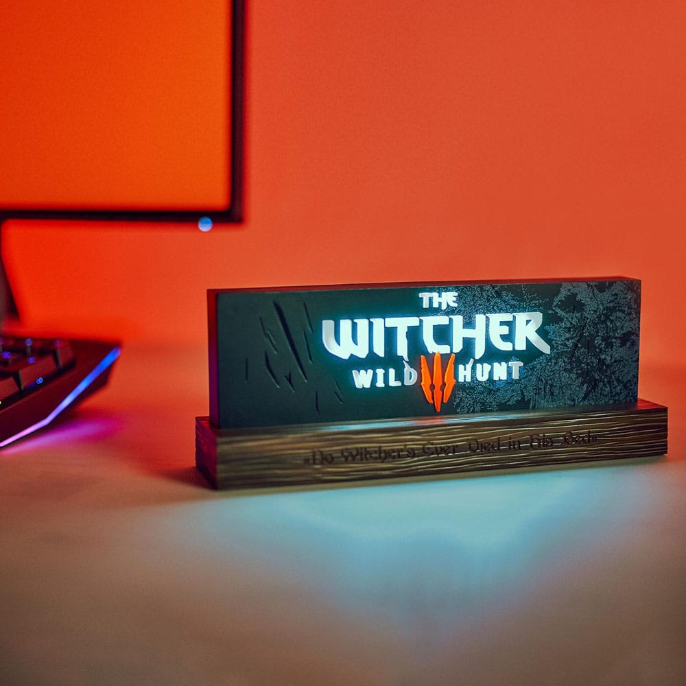 The Witcher LED-Light Wild Hunt Logo 22 cm Neamedia Icons
