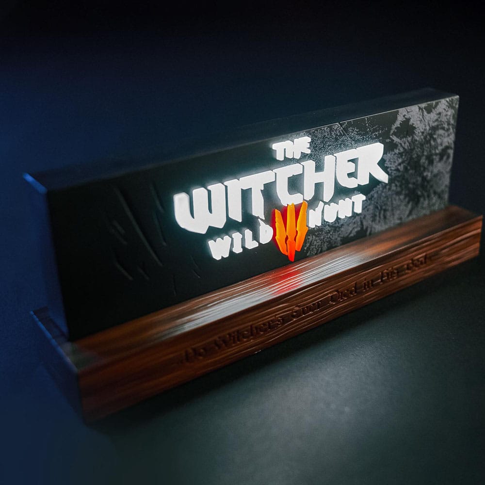 The Witcher LED-Light Wild Hunt Logo 22 cm Neamedia Icons