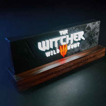 The Witcher LED-Light Wild Hunt Logo 22 cm Neamedia Icons