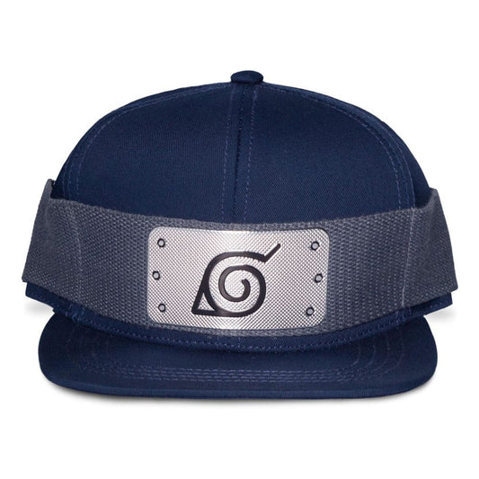Naruto Shippuden Snapback Cap Logo Blue Beanies & Caps