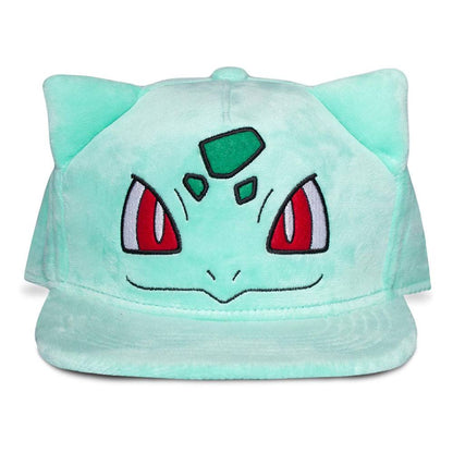 Pokémon Plush Snapback Cap Bulbasaur Difuzed