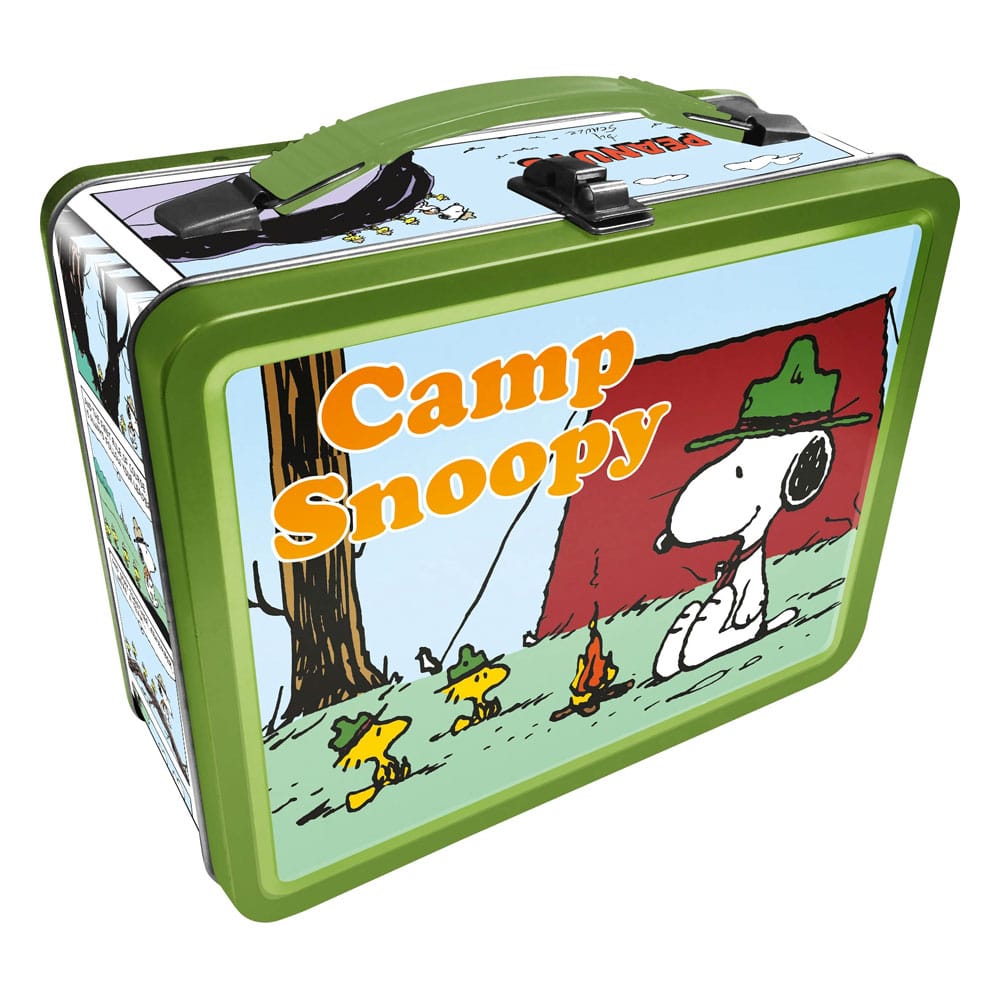 Peanuts Tin Tote Beagle Scout Aquarius