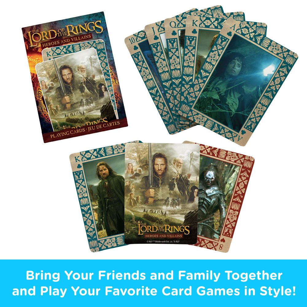 Lord of the Rings Playing Cards Heroes and Villains Aquarius