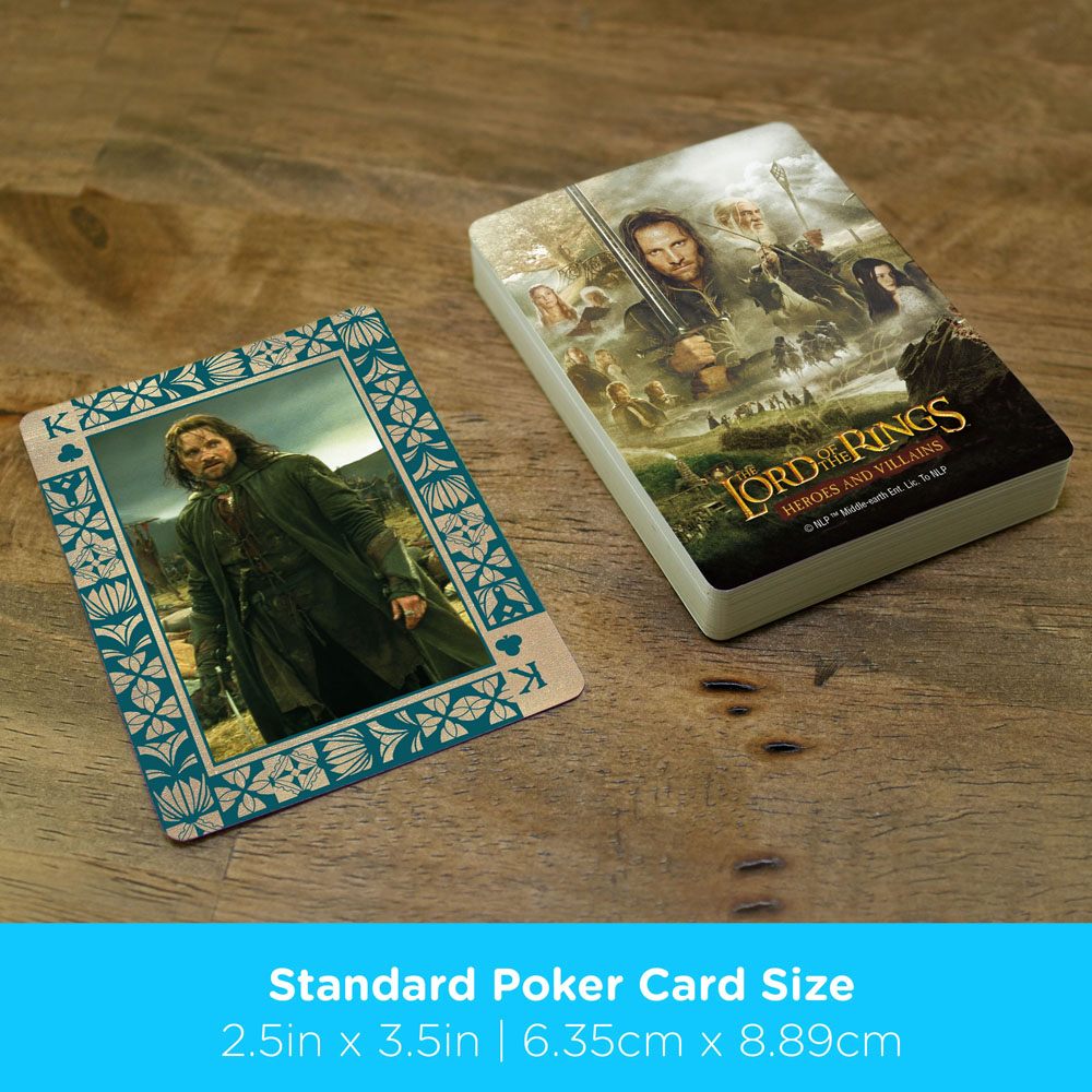 Lord of the Rings Playing Cards Heroes and Villains Aquarius