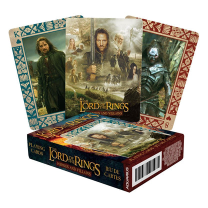 Lord of the Rings Playing Cards Heroes and Villains Aquarius