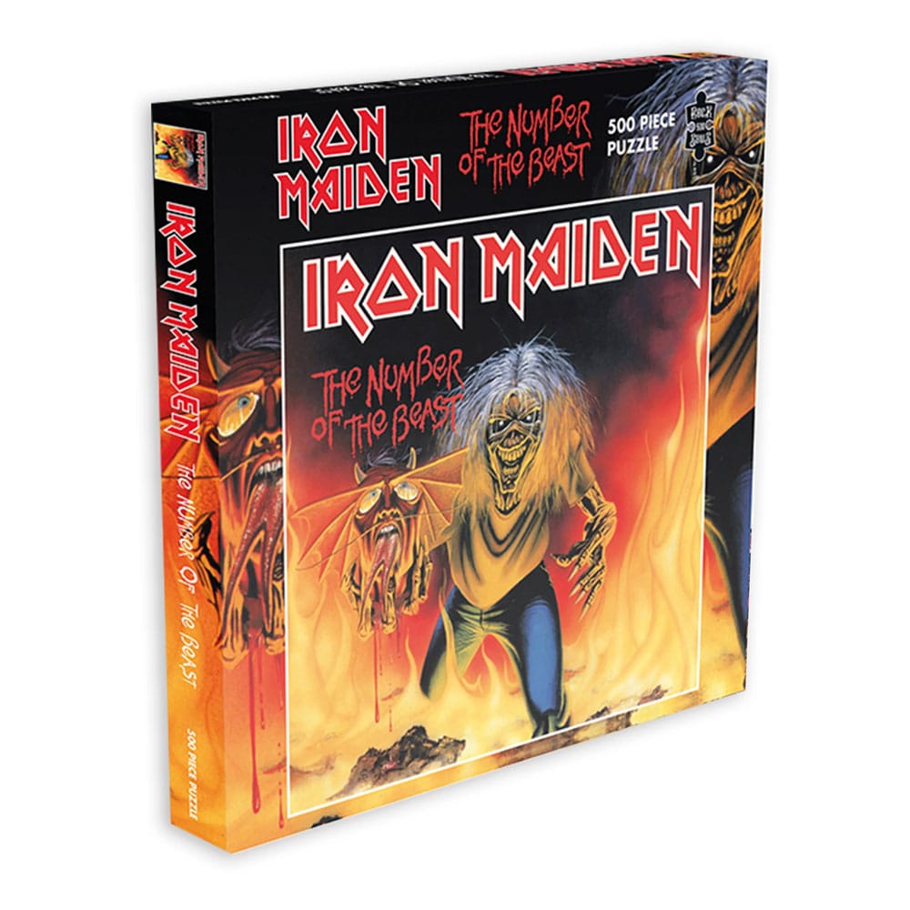 Iron Maiden Rock Saws Jigsaw Puzzle The Number of the Beast Single (500 pieces) NMR Distribution