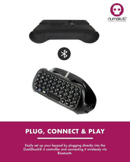 PlayStation 4 Mini Keyboard / Chatpad Bluetooth Wireless