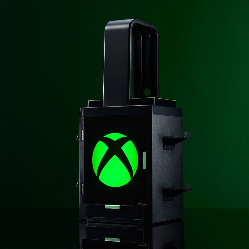 Xbox Gaming Locker with lightening Adapters