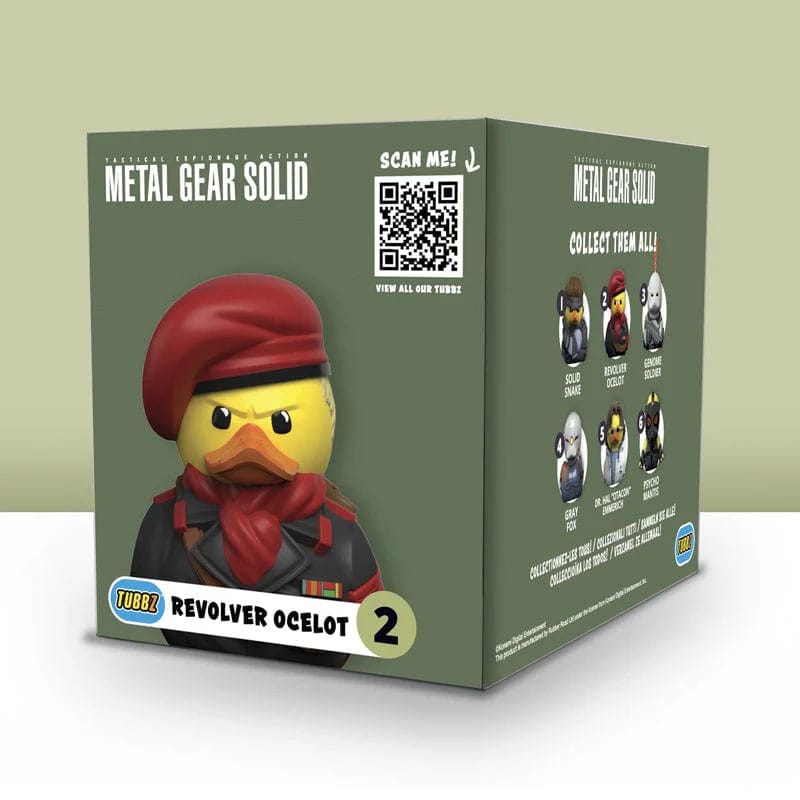 Metal Gear Solid Tubbz PVC Figure Revolver Ocelot Boxed Edition 10 cm Numskull