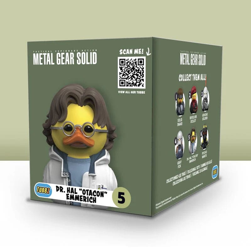 Metal Gear Solid Tubbz PVC Figure Dr. Hal Otacon Boxed Edition 10 cm