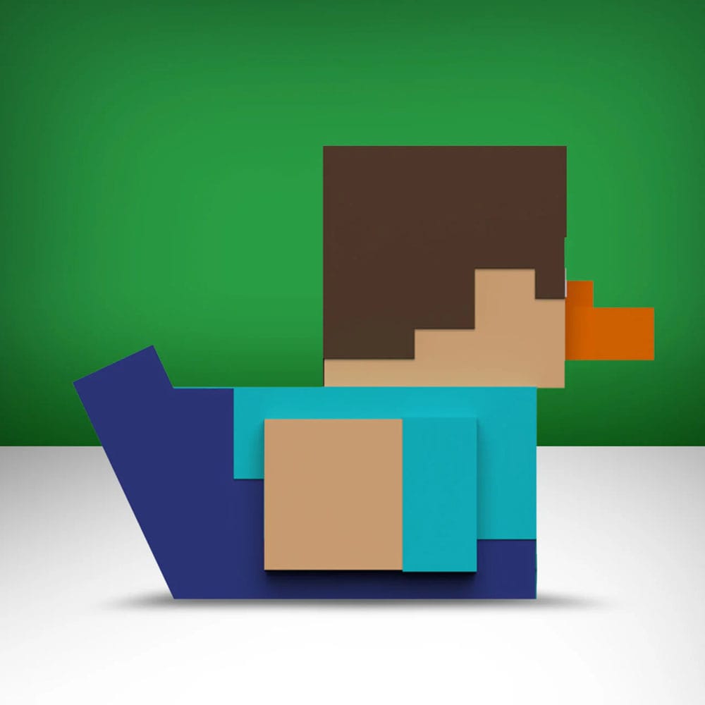 Minecraft Tubbz PVC Figure Steve 1st Edition 10 cm Numskull