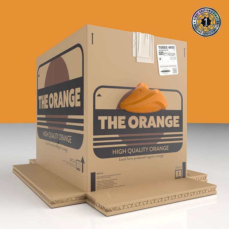 Metal Gear Solid Tubbz PVC Figure The Orange Box Boxed Edition 10 cm Numskull