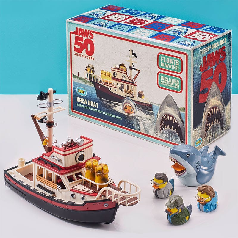 Jaws Tubbz Vehicle PVC Figure Orca Boat Bundle 13 cm Mini-figures