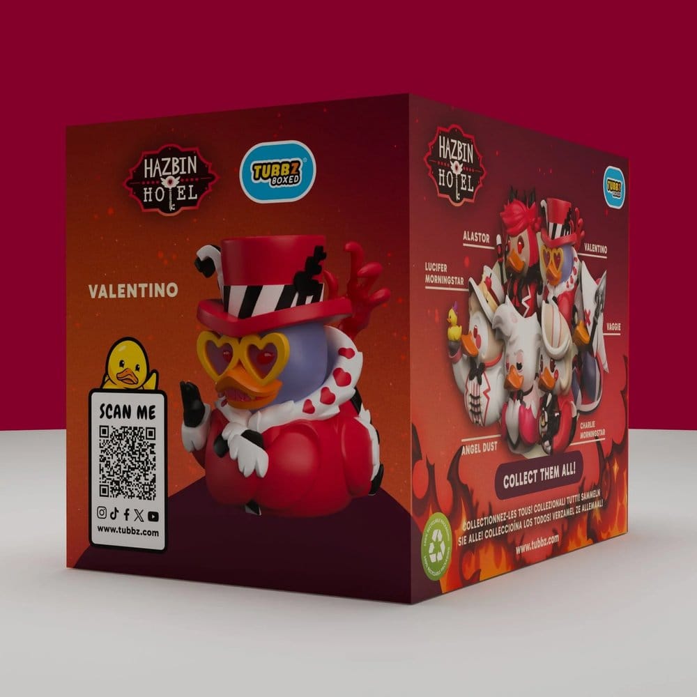 Hazbin Hotel Tubbz PVC Figure Valentino Boxed Edition 10 cm