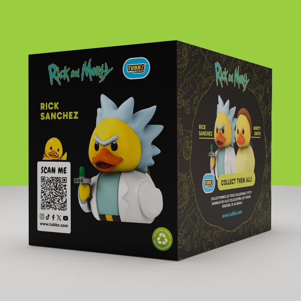 Rick and Morty Tubbz PVC Figure Rick Boxed Edition 10 cm Numskull