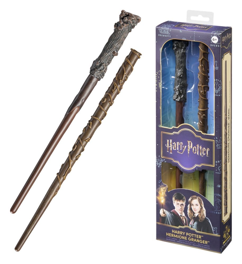 Harry Potter Roleplay Replica Wands 2-Pack Harry Potter & Hermione Granger 31 cm