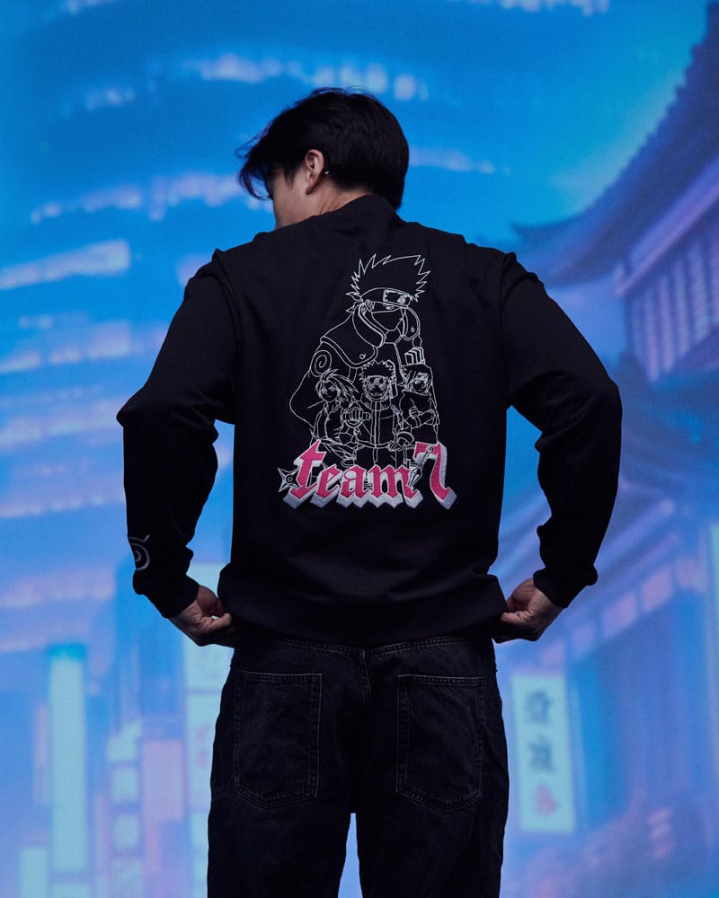Naruto Shippuden Sweatshirt Graphic Black Size M