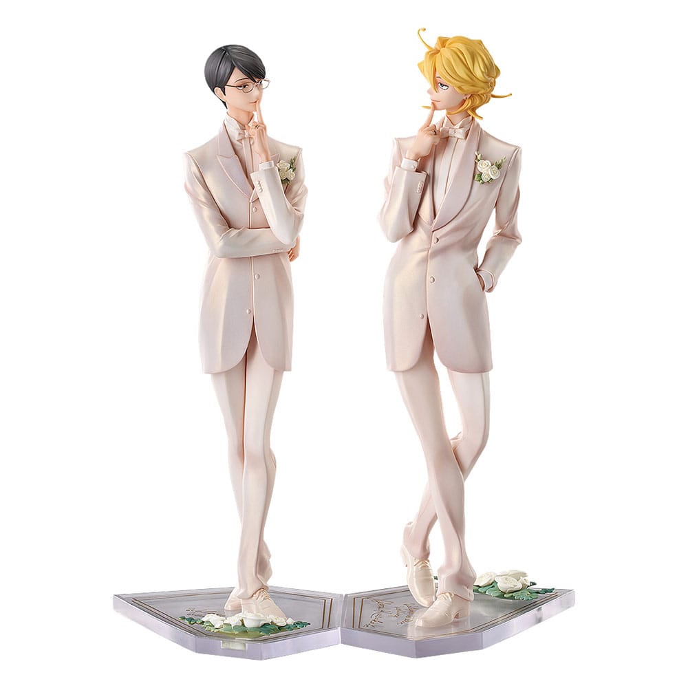 Doukyusei PVC Statues 2-Pack 1/7 Hikaru Kusakabe & Licht Sajo: Wedding Ver. 24 cm Statues