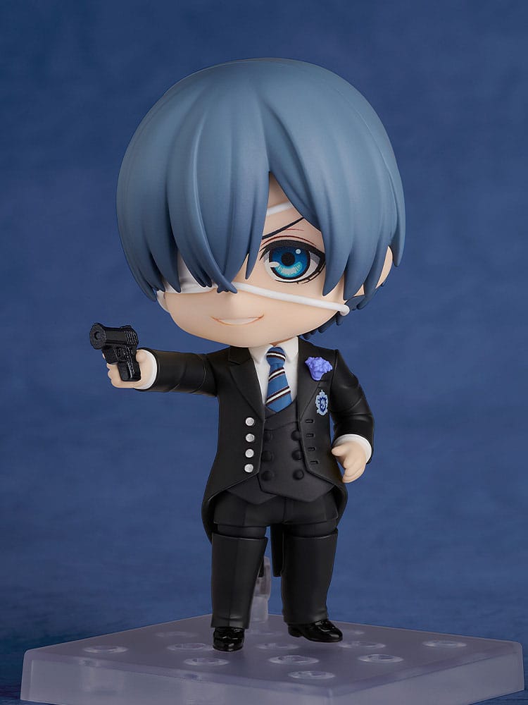 Black Butler: Boarding School Arc Nendoroid Action Figure Ciel Phantomhive: Sapphire Owl Ver. 10 cm Action figures