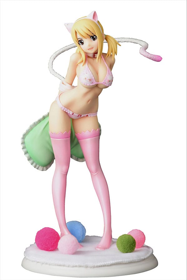 Fairy Tail Statue 1/6 Lucy HeartfiliaÂ·Cherry blossom CAT Gravure_Style 25 cm