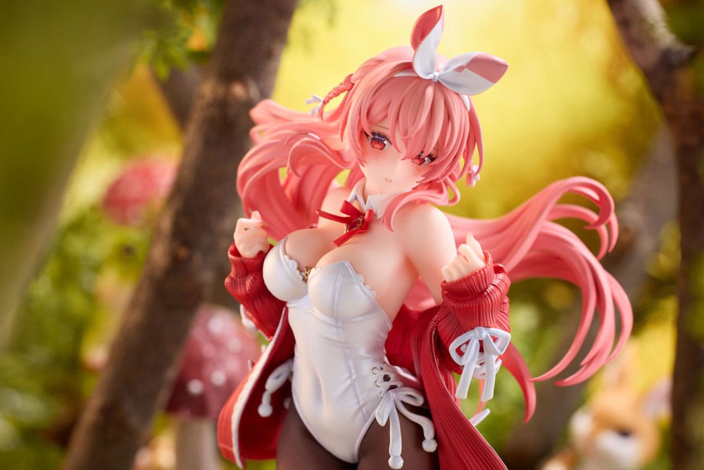 Original Character PVC 1/7 White Rabbit Illustrated by Rosuuri Deluxe Version 24 cm Statues