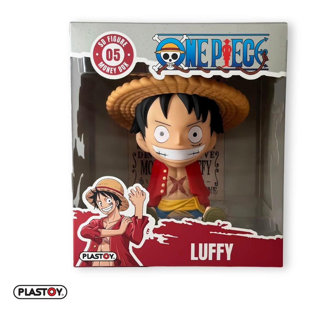 One Piece Coin Bank Luffy SD Plastoy