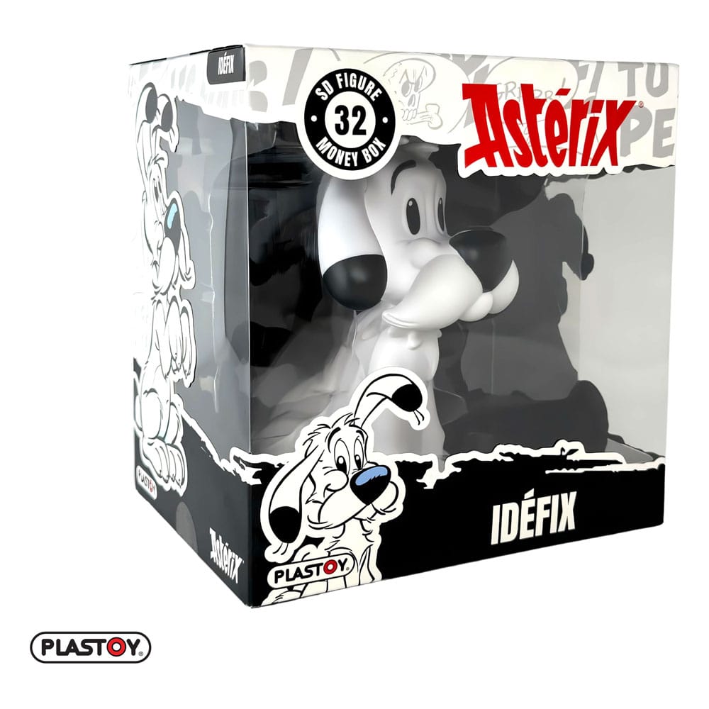Asterix Coin Bank Chibi Idefix Plastoy