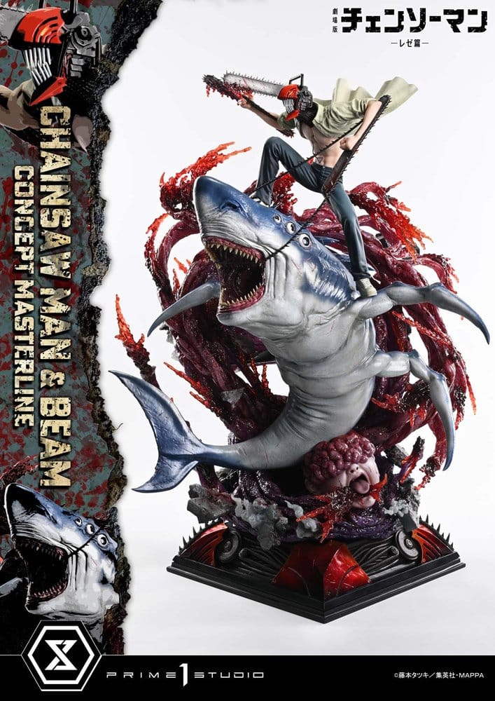 Chainsaw Man Concept Masterline Series Statue 1/6 Chainsaw Man & Beam 73 cm