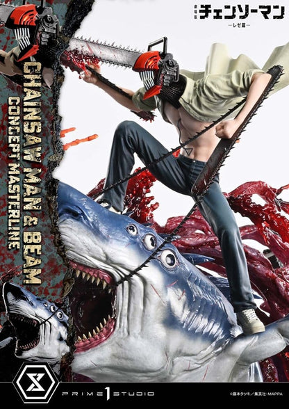 Chainsaw Man Concept Masterline Series Statue 1/6 Chainsaw Man & Beam 73 cm
