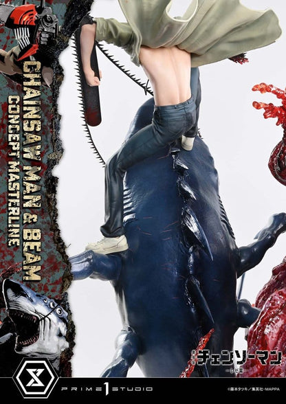 Chainsaw Man Concept Masterline Series Statue 1/6 Chainsaw Man & Beam 73 cm