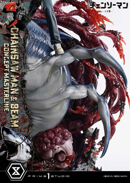 Chainsaw Man Concept Masterline Series Statue 1/6 Chainsaw Man & Beam Bonus Version 73 cm