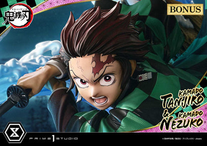 Demon Slayer: Kimetsu no Yaiba Concept Masterline Series Statue 1/6 Nezuko & Tanjiro Ultimate Bonus Ver. 56 cm