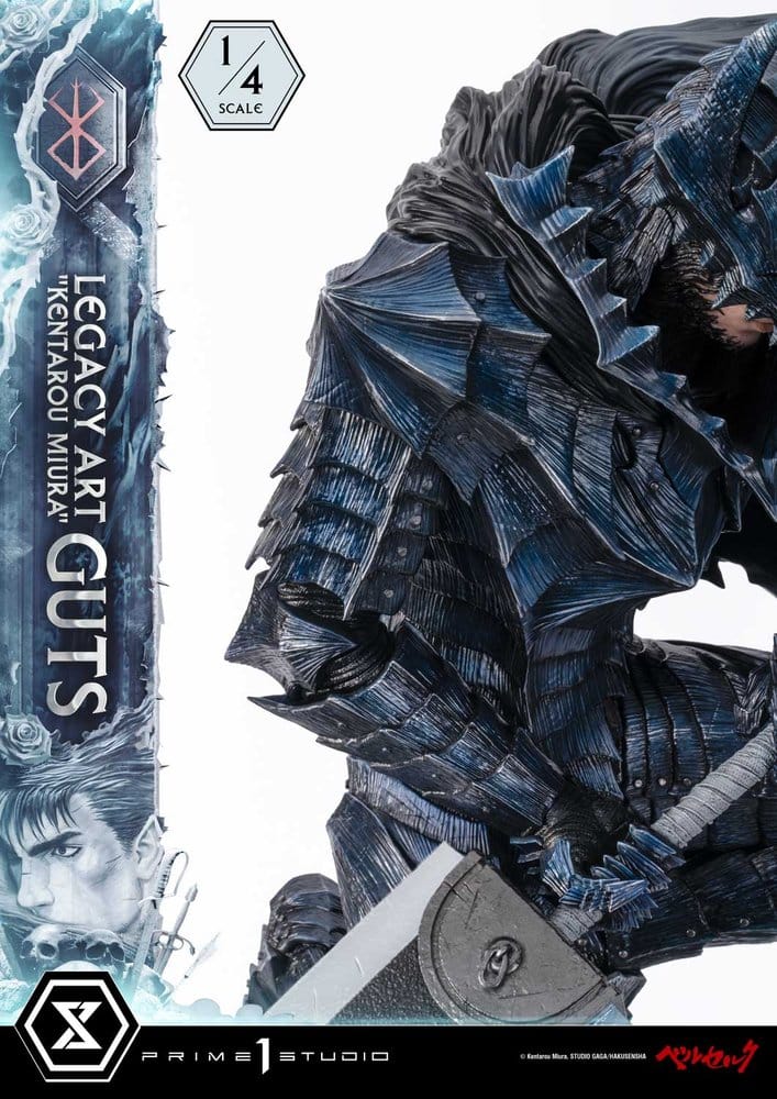 Berserk Legacy Art "Kentarou Miura" Statue 1/4 Guts 74 cm