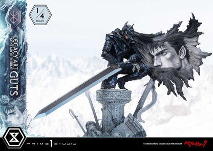Berserk Legacy Art "Kentarou Miura" Statue 1/4 Guts Bonus Version 74 cm