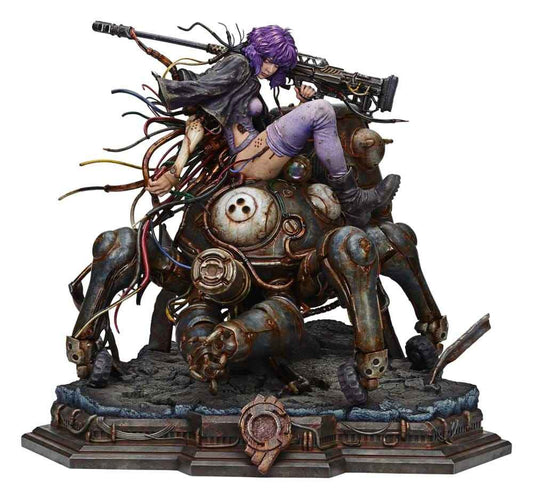 Ghost in the Shell Stand Alone Complex The Legend of Beauty and the Beast Statue 1/4 Motoko Kusanagi & Tachikoma Character color Art by Entei Ryu 53 cm