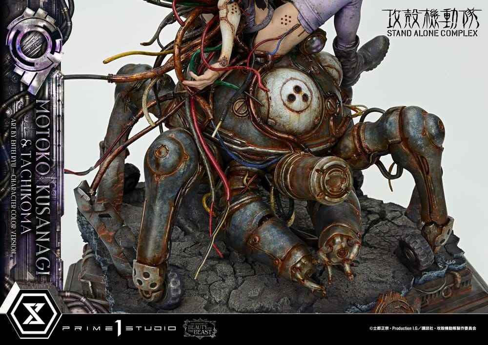 Ghost in the Shell Stand Alone Complex The Legend of Beauty and the Beast Statue 1/4 Motoko Kusanagi & Tachikoma Character color Art by Entei Ryu 53 cm