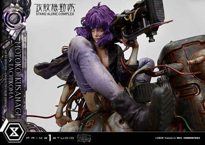 Ghost in the Shell Stand Alone Complex The Legend of Beauty and the Beast Statue 1/4 Motoko Kusanagi & Tachikoma Character color Art by Entei Ryu 53 cm