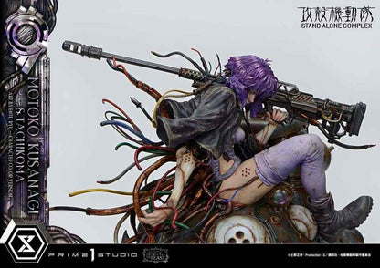 Ghost in the Shell Stand Alone Complex The Legend of Beauty and the Beast Statue 1/4 Motoko Kusanagi & Tachikoma Character color Art by Entei Ryu Bonus Version 53 cm