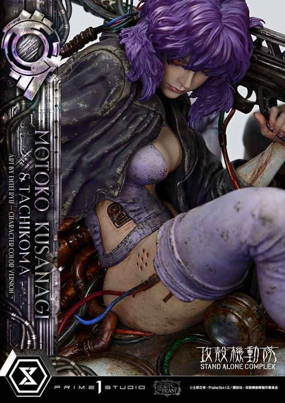 Ghost in the Shell Stand Alone Complex The Legend of Beauty and the Beast Statue 1/4 Motoko Kusanagi & Tachikoma Character color Art by Entei Ryu Bonus Version 53 cm