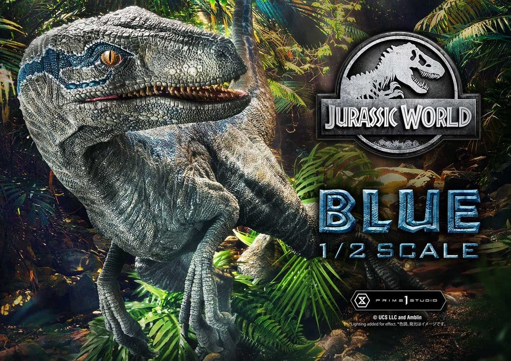 Jurassic World: Fallen Kingdom (Film) Legacy Museum Collection Statue 1/2 Blue Bonus Version 88 cm Prime 1 Studio