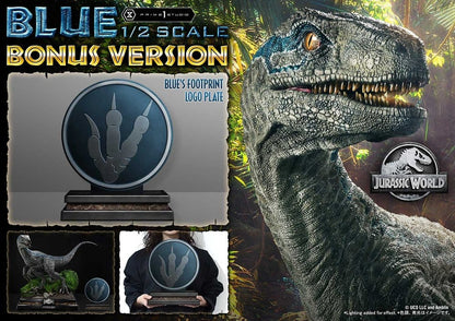 Jurassic World: Fallen Kingdom (Film) Legacy Museum Collection Statue 1/2 Blue Bonus Version 88 cm Prime 1 Studio