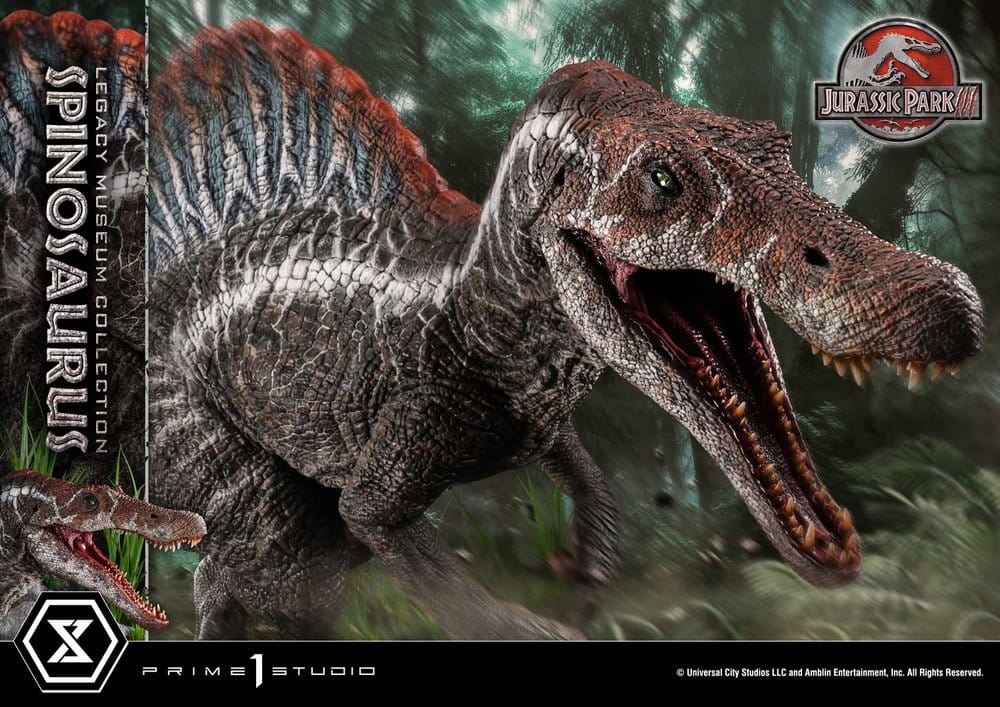 Jurassic Park Legacy Museum Collection Statue 1/6 Spinosaurus Bonus Version 134 cm