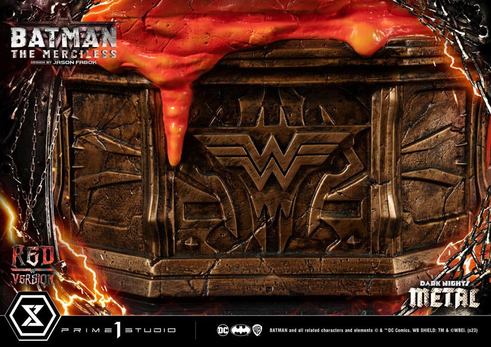 Dark Nights: Death Metal Statue 1/3 The Mericless Red Version 111 cm Prime 1 Studio
