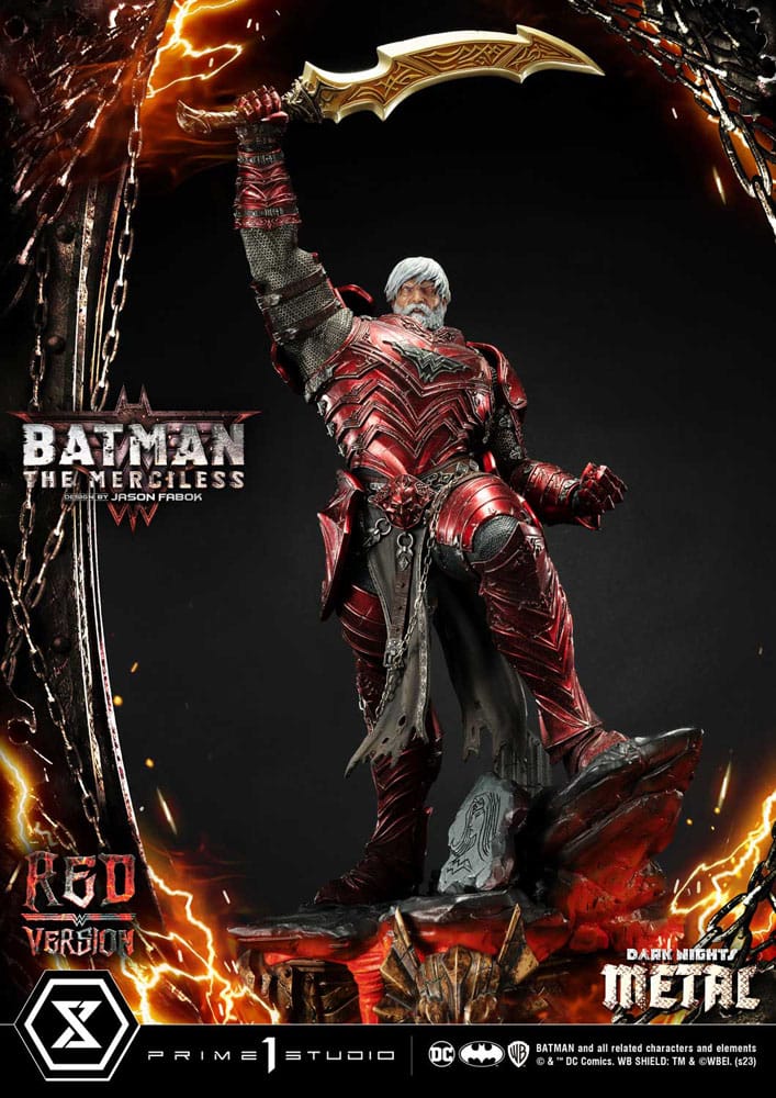 Dark Nights: Death Metal Statue 1/3 The Mericless Red Version 111 cm Prime 1 Studio