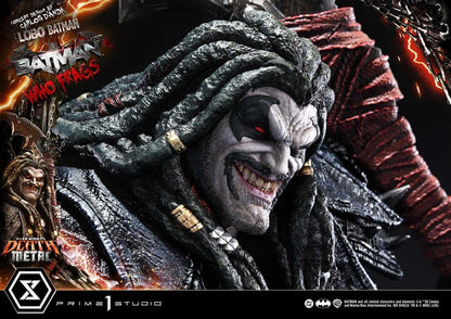 Dark Nights: Death Metal Museum Masterline Statue 1/3 Lobo Batman: Batman Who Frags 81 cm