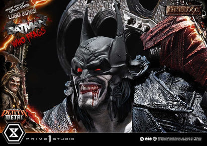 Dark Nights: Death Metal Museum Masterline Statue 1/3 Lobo Batman: Batman Who Frags Deluxe Version 81 cm