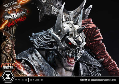 Dark Nights: Death Metal Museum Masterline Statue 1/3 Lobo Batman: Batman Who Frags Deluxe Version 81 cm