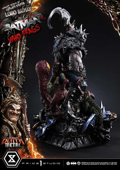 Dark Nights: Death Metal Museum Masterline Statue 1/3 Lobo Batman: Batman Who Frags Deluxe Bonus Version 81 cm