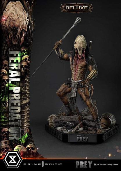 Prey (Movie) Museum Masterline Series Statue 1/3 Feral Predator Deluxe Version 89 cm