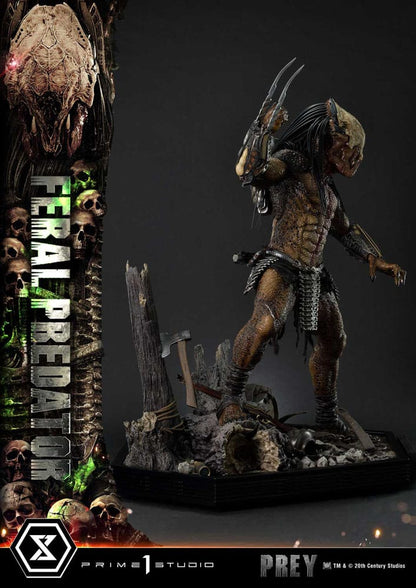 Prey (Movie) Museum Masterline Series Statue 1/3 Feral Predator Deluxe Version 89 cm